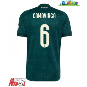 Real Madrid Eduardo Camavinga #6 Segunda Equipación 2026-27 Manga Corta